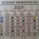 economy rhinestone _2 cut_ hot fix_